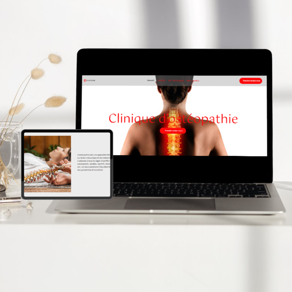 Site web et SEO Clinique Osteotek Rouyn-Noranda